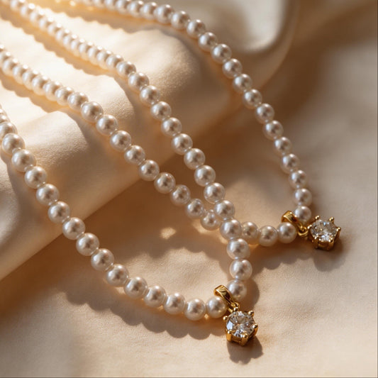S925 Mosinate Pearl Necklace