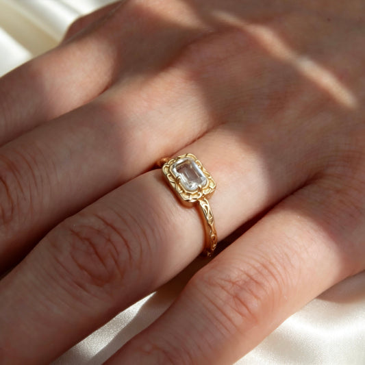 S925 Crystal Ring