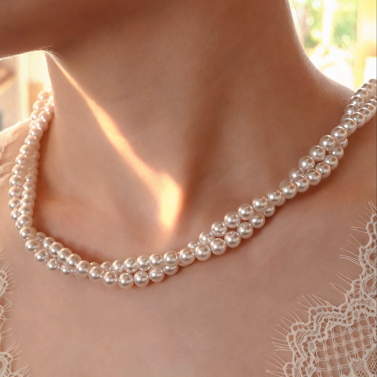 1,2 m lange Perlenkette