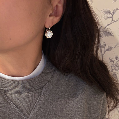 Boucles d'oreilles Moissanite Rayonnante