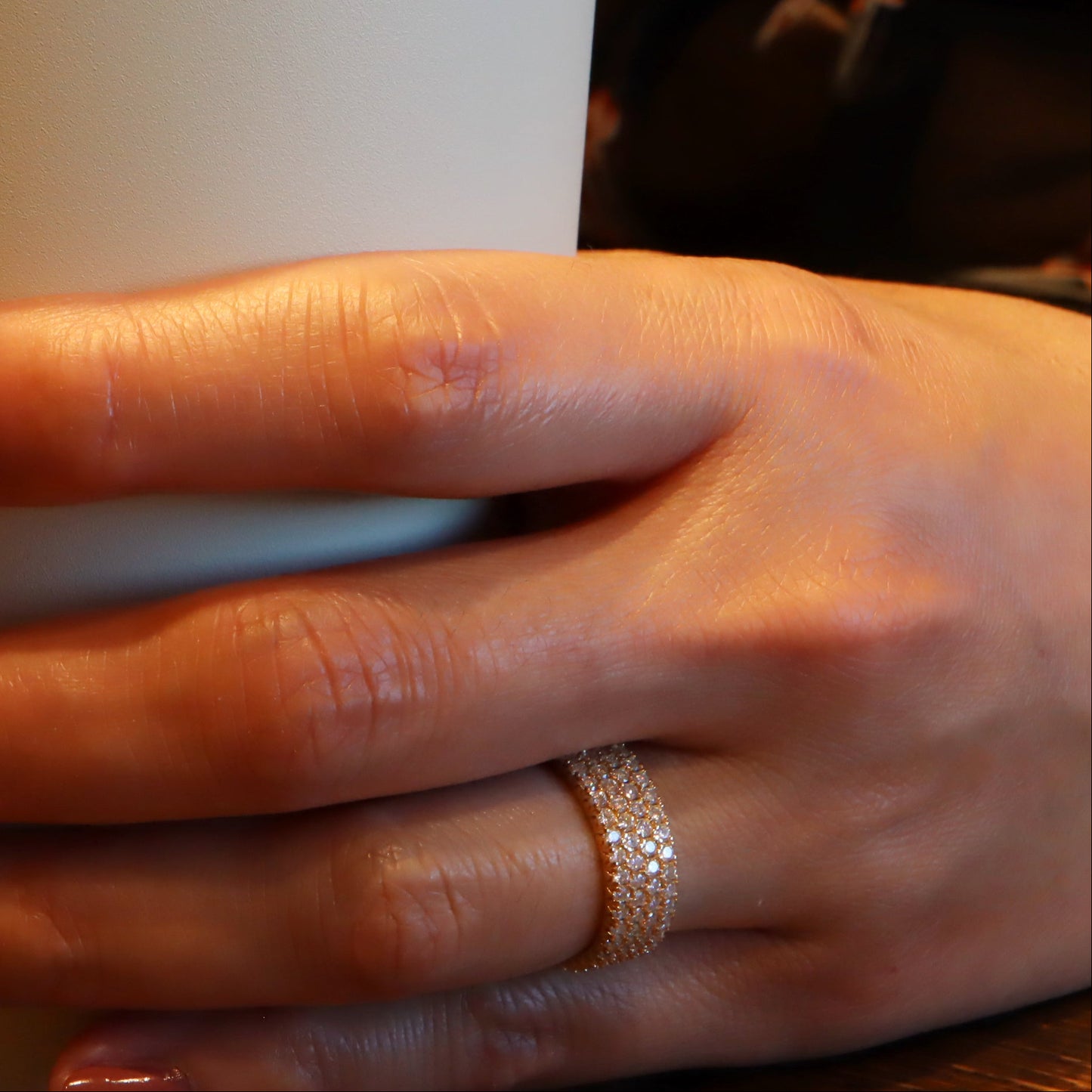 S925 Moissanit-Ring – Aura