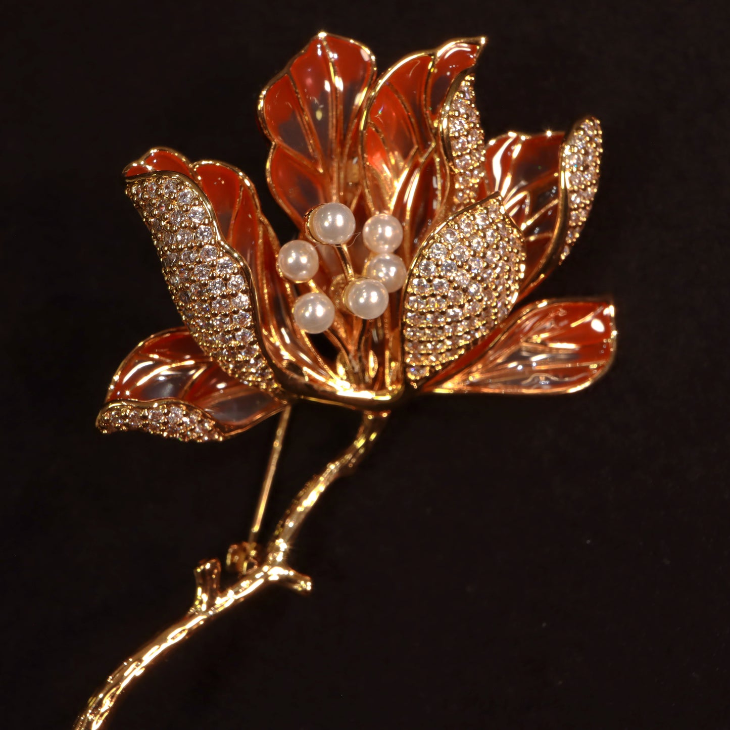 Scharlachrote Blüte