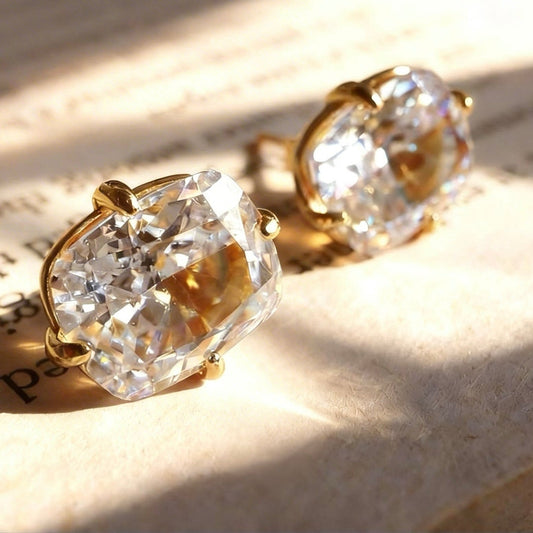 S925 Crystal Studs