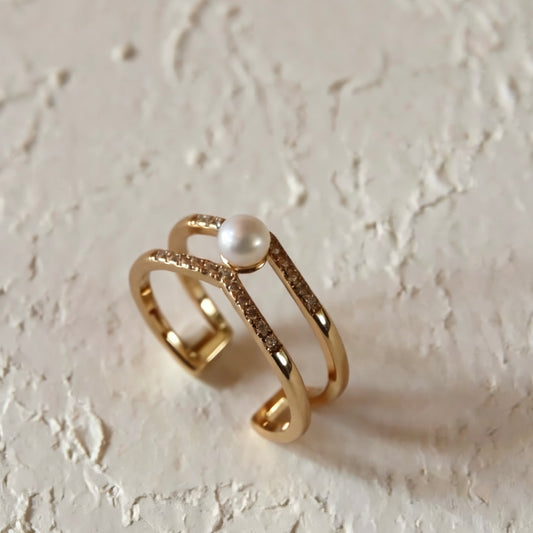 S925 Duo Band Ring