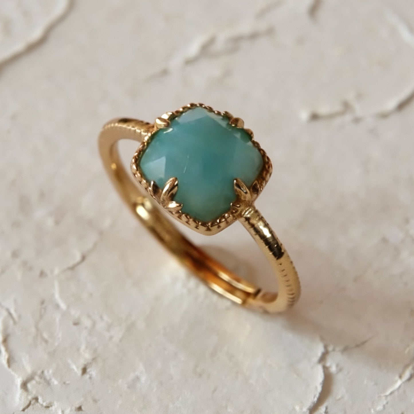 Bague en amazonite S925