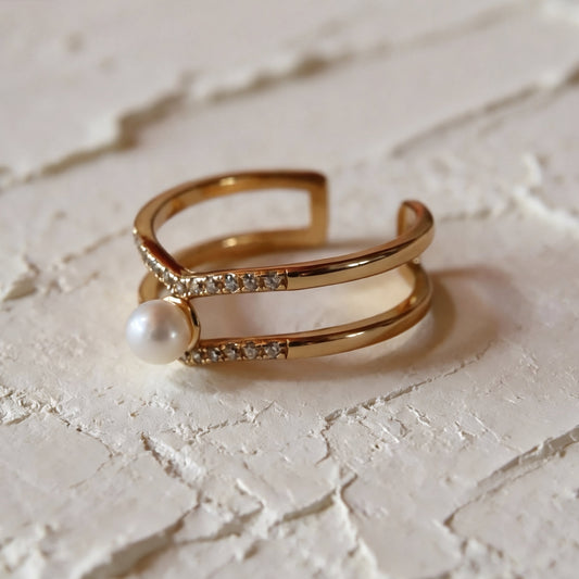 S925 Duo Band Ring