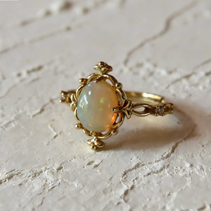 Bague Opale Naturelle S925