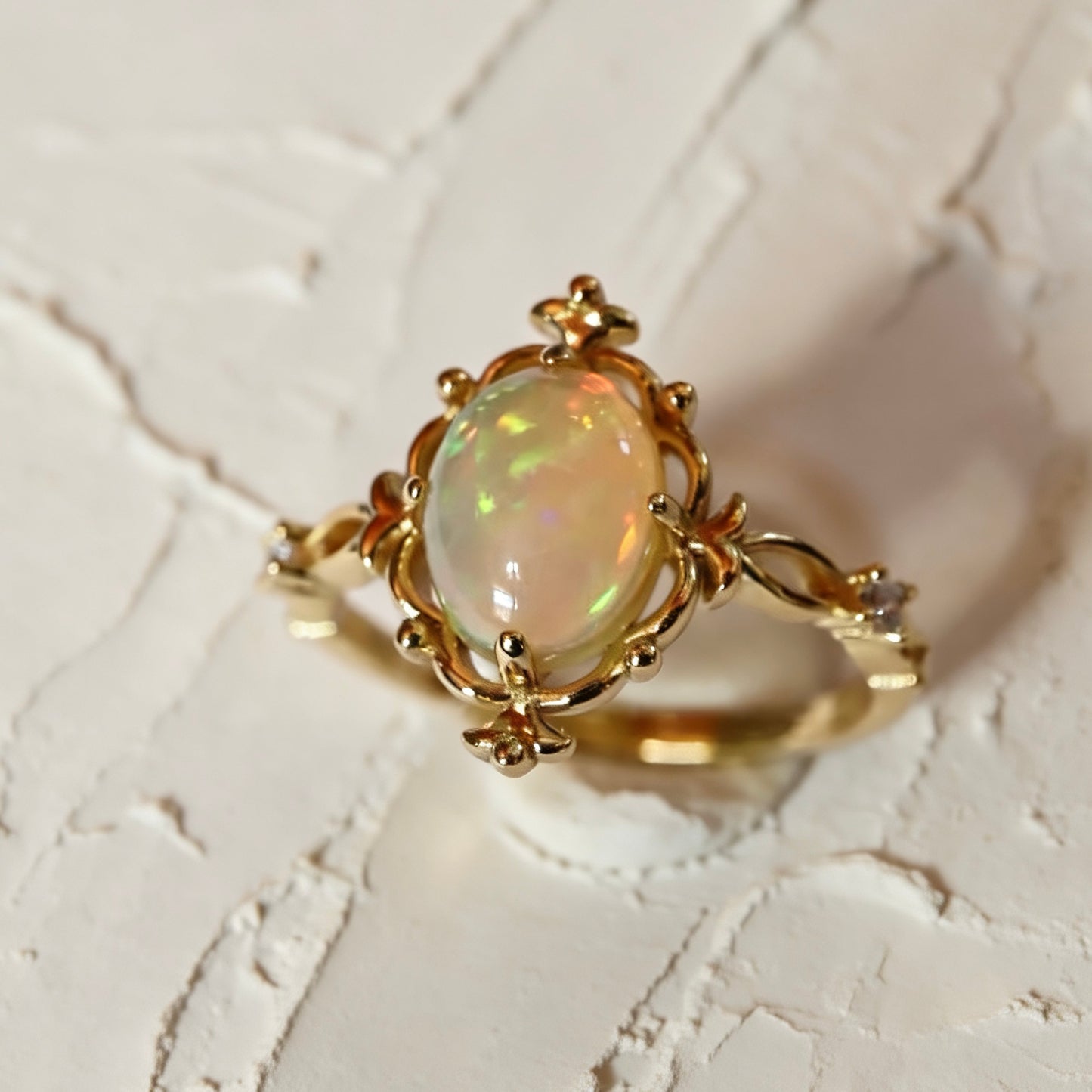 Bague Opale Naturelle S925